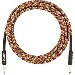 Fender Festival Straight to Straight Instrument Cab... Fender Festival Straight to Straight Instrument Cable 18.6 ft. Rainbow