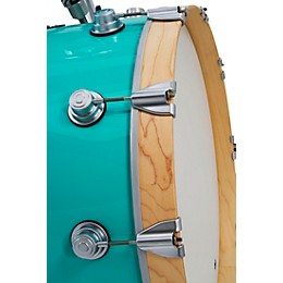 DW 3-Piece Collector's Series Santa Monica Shell Pack With Satin Chrome Hardware Sea Foam Green