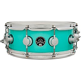 DW Collector's Series Santa Monica Snare Drum With Satin Chrome Hardware 14 x 5 in. Sea Foam Green