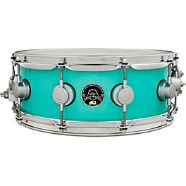 DW Collector's Series Santa Monica Snare Drum With Satin Chrome Hardware 14 x 5 in. Sea Foam Green