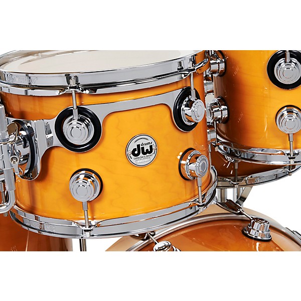 DW 6-Piece Collector's Series Santa Monica Shell Pack With Chrome Hardware Butterscotch