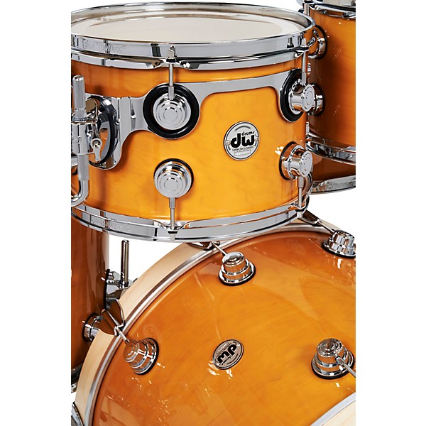DW 6-Piece Collector's Series Santa Monica Shell Pack With Chrome Hardware Butterscotch