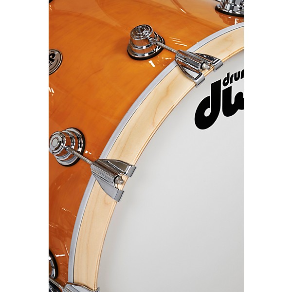 DW 6-Piece Collector's Series Santa Monica Shell Pack With Chrome Hardware Butterscotch