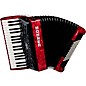 Hohner Bravo III 72 Accordion With Black Bellows Red thumbnail