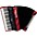 Hohner Bravo III 120 Accordion With Black Bellows Black Hohner Bravo III 120 Accordion With Black Bellows Red