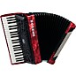 Open Box Hohner Bravo III 120 Accordion with Black Bellows Level 2 Red 197881041816 thumbnail