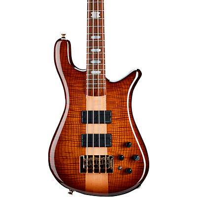 Spector Ns4 Roasted Flame Maple Top Electric Bass Tobacco Sunburst for sale