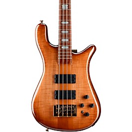 Spector NS4 Roasted Flame Maple Top Electric Bass Tobacco Sunburst