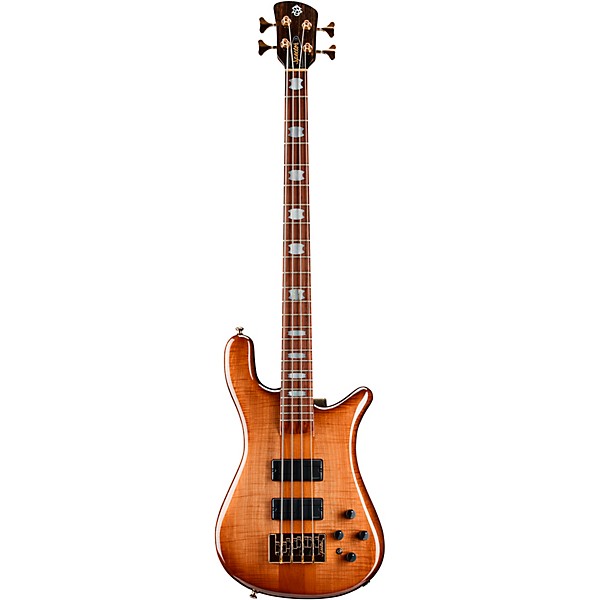 Spector NS4 Roasted Flame Maple Top Electric Bass Tobacco Sunburst