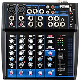 Open Box Gemini GEM-08 USB 8 Channel USB mixer With Bluetooth Level 1