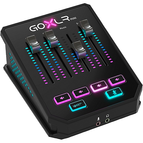 TC Helicon GoXLR Mini - Mixer and USB Audio Interface for Streamers, Gamers and Podcasters