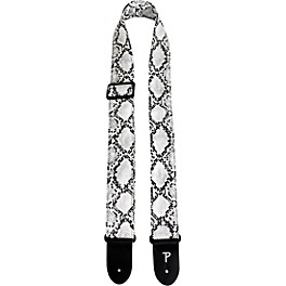 Perri's 2" Faux Snake Guitar Strap Snake Skin - Black 2 in. Perri's 2" Faux Snake Guitar Strap White and Black 2 in.