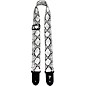 Perri's 2" Faux Snake Guitar Strap White and Black 2 in. thumbnail