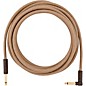Fender Festival Pure Hemp Straight to Angle Instrument Cable 18.6 ft. Natural thumbnail
