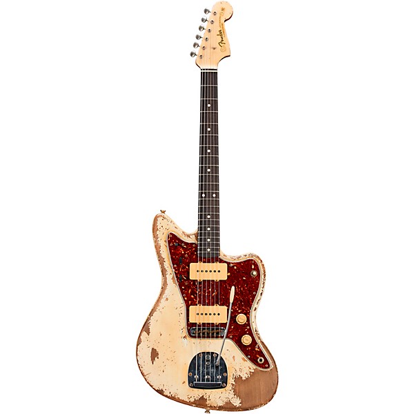 Fender Custom Shop 1962 Jazzmaster Heavy Relic Rosewood Fingerboard Electric Guitar Built by Vincent Van Trigt Olympic White