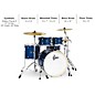 Gretsch Drums Energy 5-Piece Drum Set With Hardware and Zildjian Cymbals Dark Blue Sparkle