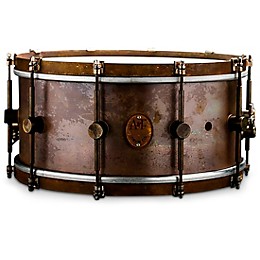 A&F Drum  Co Raw Brass Snare 14 x 6.5 in.