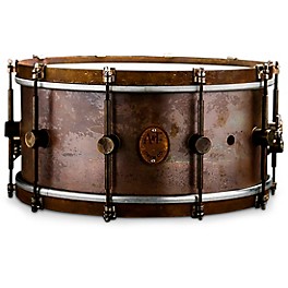 A&F Drum Co Raw Brass Snare 14 x 6.5 in.