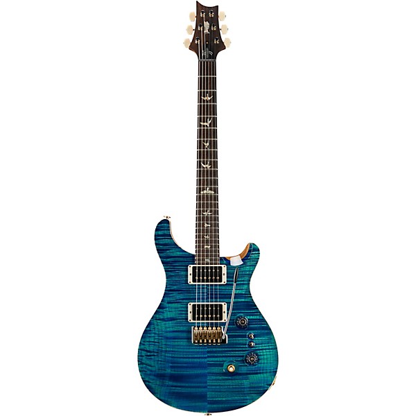 PRS 35th Anniversary Custom 24 with 10 Top and Pattern Regular Neck Electric Guitar Faded Whale Blue