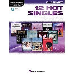 Hal Leonard 12 Hot Singles for Clarinet Instrumental Play-Along Book/Audio Online