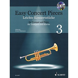 Schott Easy Concert Pieces - 22 Pieces from 5 Centuries for Trumpet and Piano Book/CD