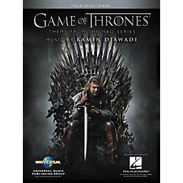 Hal Leonard Game of Thrones for Viola & Piano Instrumental Solo Book