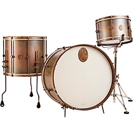 A&F Drum Co Royal Brass 3-Piece Shell Pack