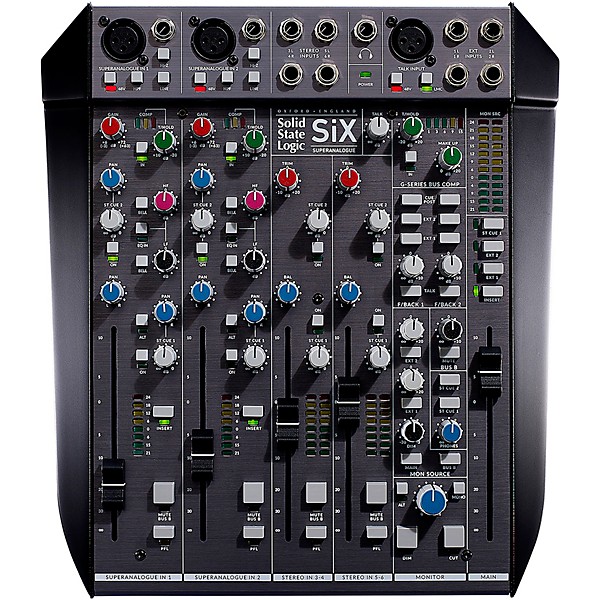 Open Box Solid State Logic SiX Professional Desktop Summing Mixer Level 1