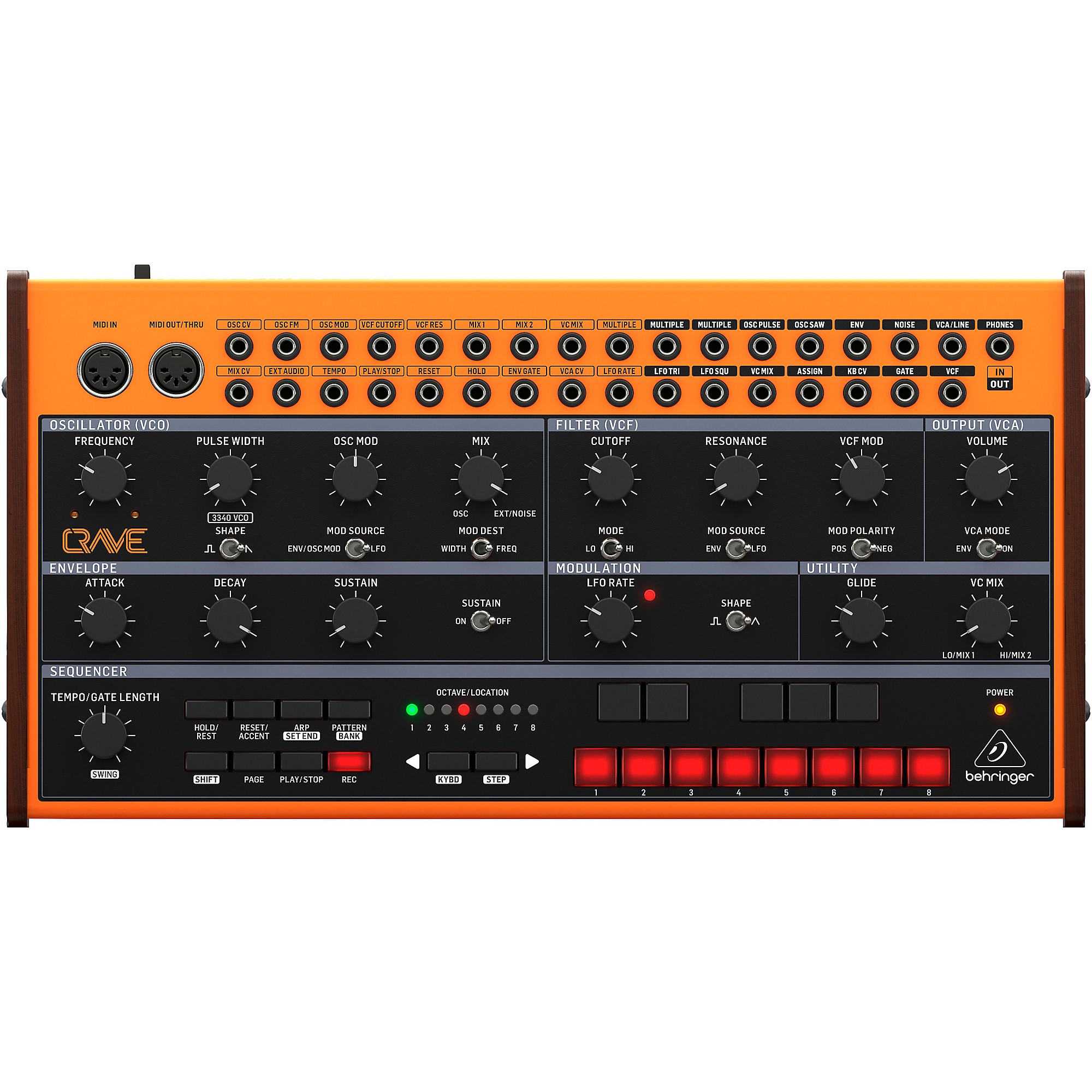 Behringer CRAVE Analog Semi-Modular Synthesizer | Guitar Center Behringer CRAVE Analog Semi-Modular Synthesizer | Guitar Center