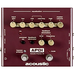 Open Box Acoustic A Series Acoustic Instrument Preamp and DI Pedal Level 1 Regular