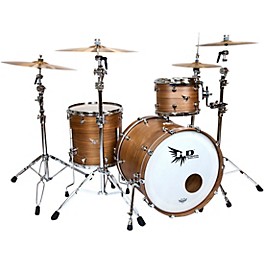 Hendrix Drums Perfect Ply Series Wa... Hendrix Drums Perfect Ply Series Walnut 3-Piece Shell Pack with 22x16" Bass Drum Satin