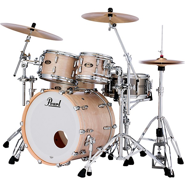 Pearl Masters Maple/Gum 4-Piece Shell Pack Platinum Gold Oyster