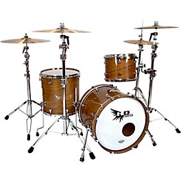 Hendrix Drums Perfect Ply Series Walnut 3-P... Hendrix Drums Perfect Ply Series Walnut 3-Piece Shell Pack, Fusion Sizes Gloss