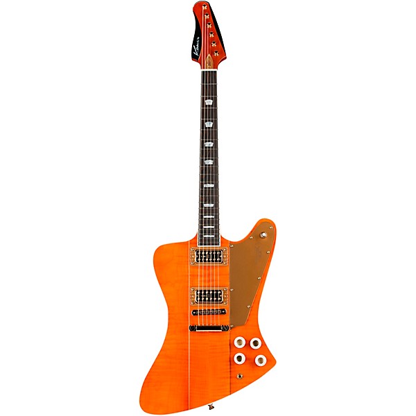 Kauer Guitars Banshee Deluxe Powertron Electric Guitar Country Gentleman Orange