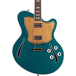 Kauer Guitars Super Chief Powertron Semi-Hollow Electric Guitar Ocean Turquoise