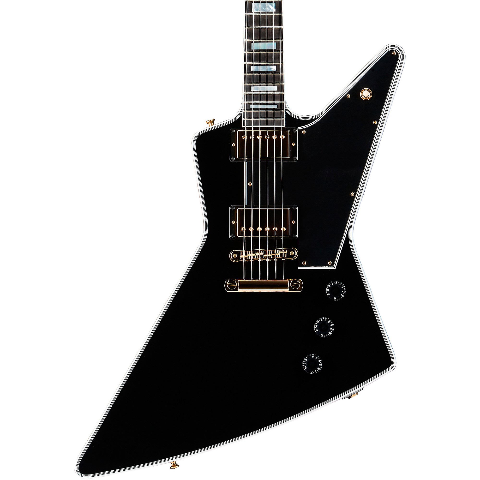 Guitar head stock Rock N Roll Fender Gibson métal main cornes Autocollant Vinyle Autocollant