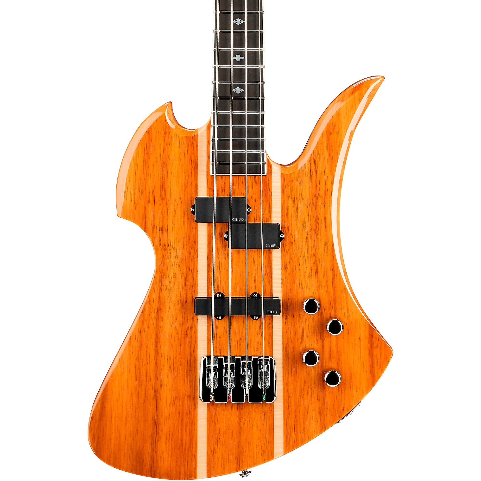 B.C. Rich Mockingbird Heritage Classic Electric Bass Koa | Guitar