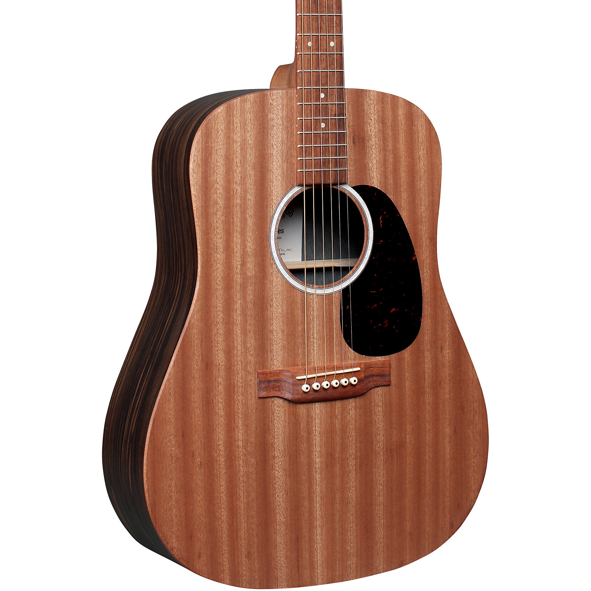 Martin D-X2E Sapele Macassar Ebony Dreadnought Acoustic-Electric