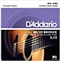D'Addario EJ13 80/20 Bronze Custom Light Acoustic Guitar Strings - 6 Pack