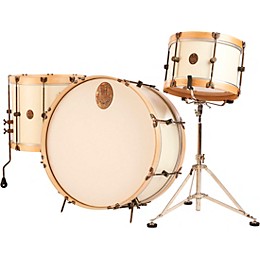 A&F Drum  Co Antique White Maple 3-Piece Drum Shell Pack