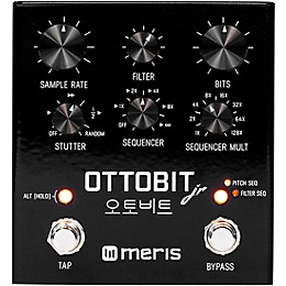 Open Box Meris Ottobit Jr. Bitcrusher Effects Pedal Level 2  194744116094