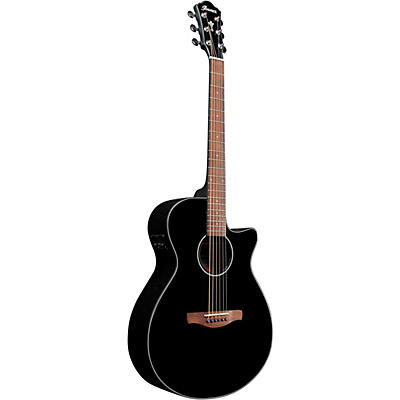 Ibanez Aeg50 Grand Concert Acoustic-Electric Guitar Gloss Black for sale