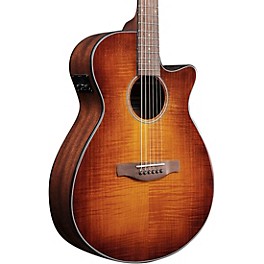 Ibanez AEG70 Flamed Maple Top Grand Conc... Ibanez AEG70 Flamed Maple Top Grand Concert Acoustic-Electric Guitar Violin Burst