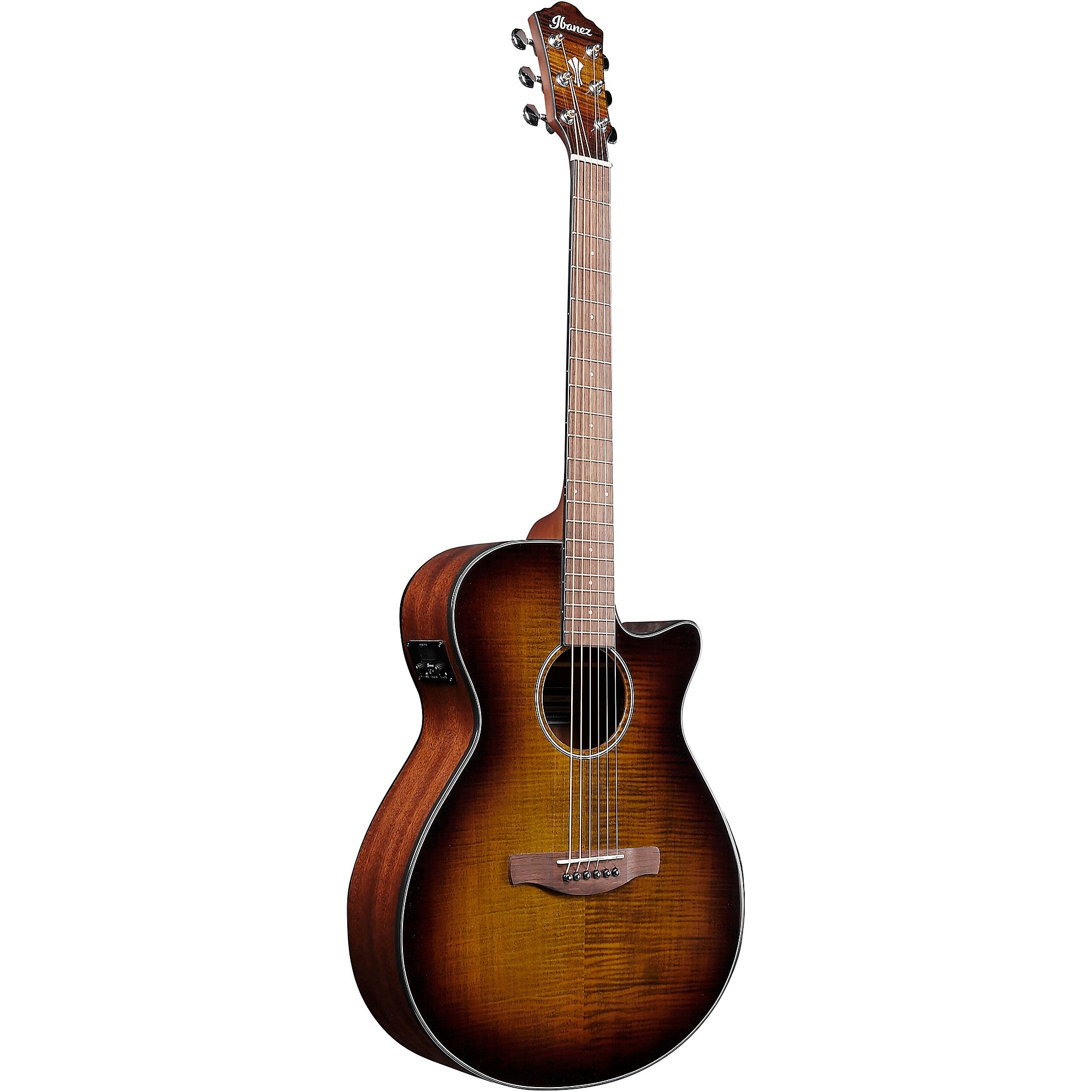 Ibanez AEG20E Flamed Sycamore Top Acoustic-Electric Guitar