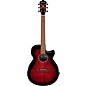 Ibanez AEG70 Flamed Maple Top Grand Concert Acoustic-Electric Guitar Cocktail Cherry Burst