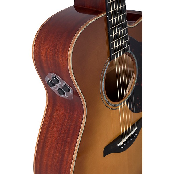 Open Box Yamaha AC3M DLX A Series Concert Acoustic-Electric Guitar Level 2 Sand Burst 194744325908