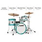 SONOR AQ2 Bop Maple 4-Piece Shell Pack Aqua Silver Burst