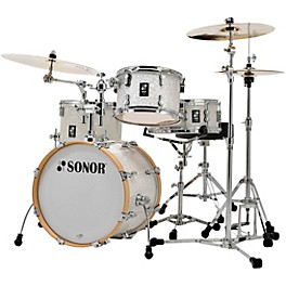 SONOR AQ2 Bop Maple 4-Piece Shell Pack White Marine Pearl SONOR AQ2 Bop Maple 4-Piece Shell Pack White Marine Pearl