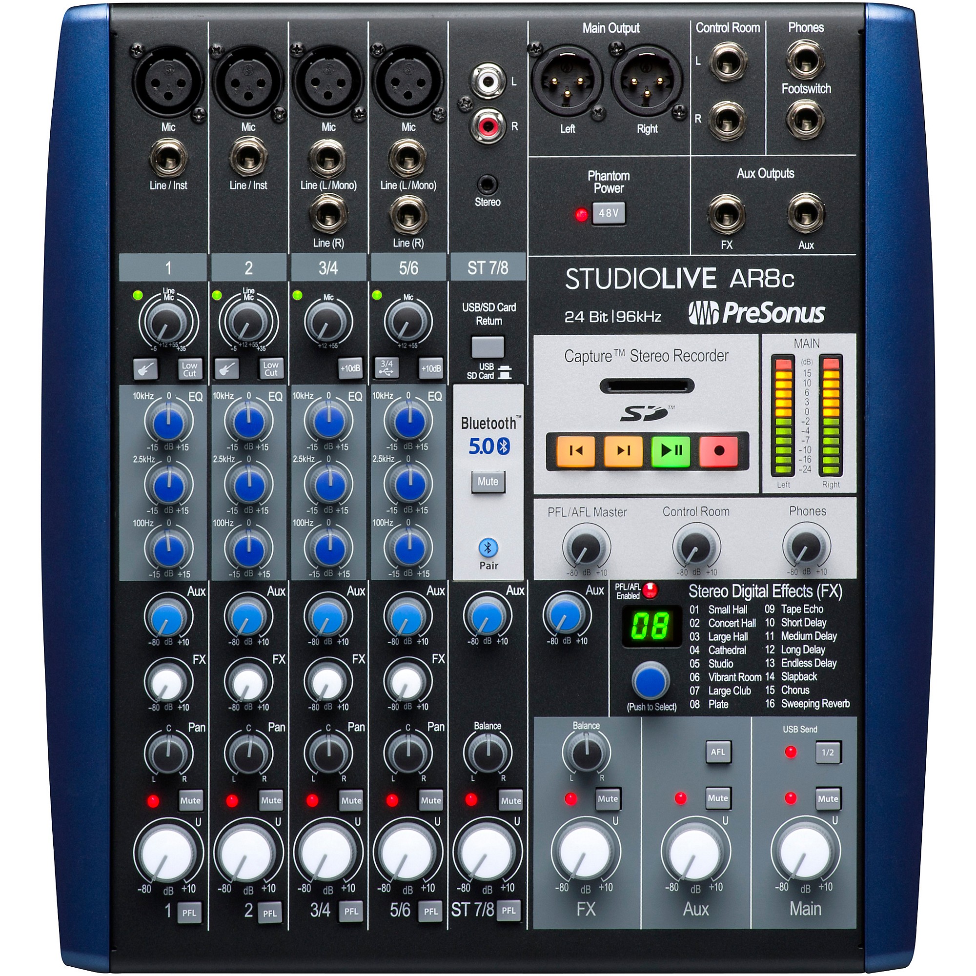 PreSonus StudioLive AR8c 8-Channel Hybrid Digital/Analog