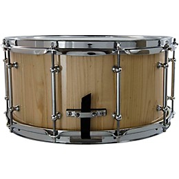 OUTLAW DRUMS Bandit Series Snare Drum With Chrome Hardware 14 x 7 in. Notorious Natural Wood